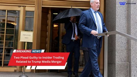 twitter bagets scandal|Two plead guilty to insider trading related to Trump Media merger.